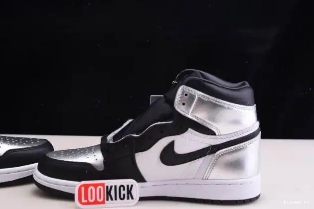 Rep Kickmax JORDAN TOE OG AIR HIGH CD0461-001 SILVER 1 WMNS 0508
